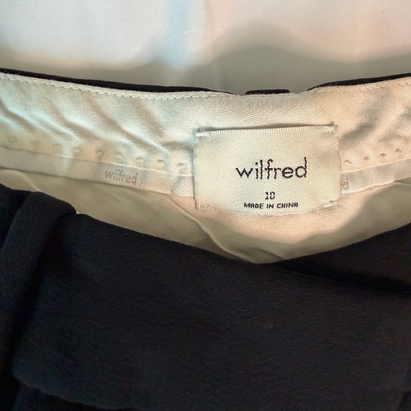 Wilfred Black Wide-Leg High-Rise Pants - Picture 5 of 5